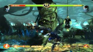 Sub Zero 58% Wall Combo *Mortal Kombat 9 Demo for PS3*