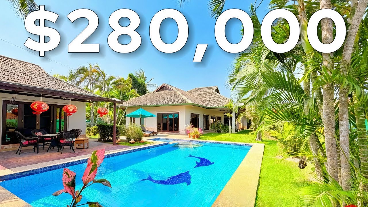 8,900,000 THB ($280,000) 4 Bedrooms Villa with Stunning Mountain View Hua Hun, Thailand 