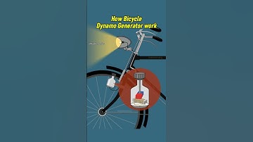 How Bicycle Dynamo Generator Work? #dynamo #dynamogenerator #electrical