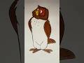 👨‍🎨 Paint with me :) Owl #winniepooh  #owl #drawingtutorial  #drawingtutorial #satisfyingvideo