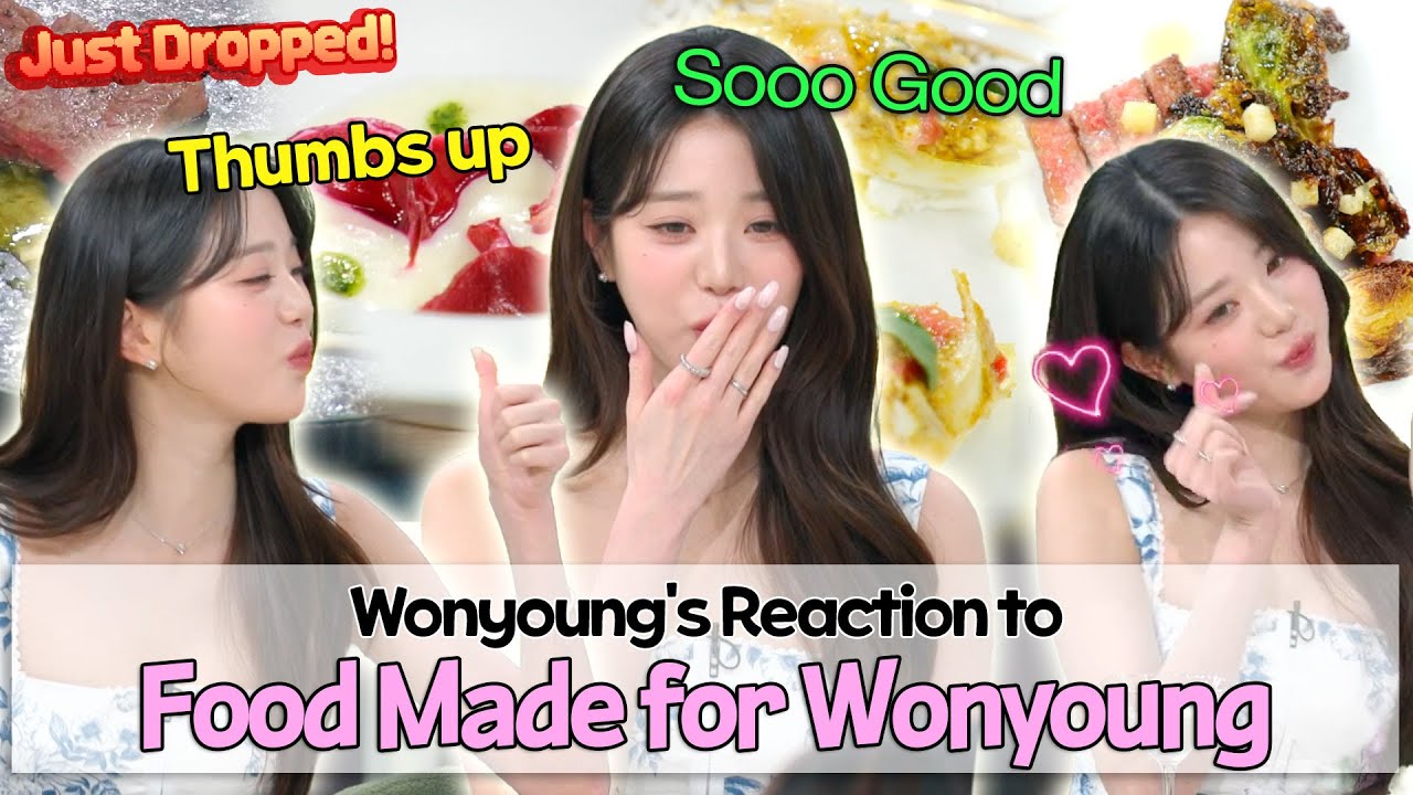 Wonyoung's Reaction to Her Custom Menu 💕 | Chef & My Fridge