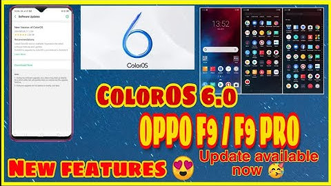 OPPO F9 / F9 PRO ColorOS 6.0 Pie Update beta version available now #oppo