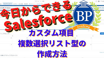 【今日からできるSalesforce】 Salesforceカスタム項目 複数選択リスト型作成方法