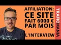 Romain Claux: 6000 € par mois en affiliation, grâce au SEO