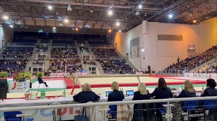 Veronica Mandriota (ITA) Beam D-Score 2022 Jesolo ...