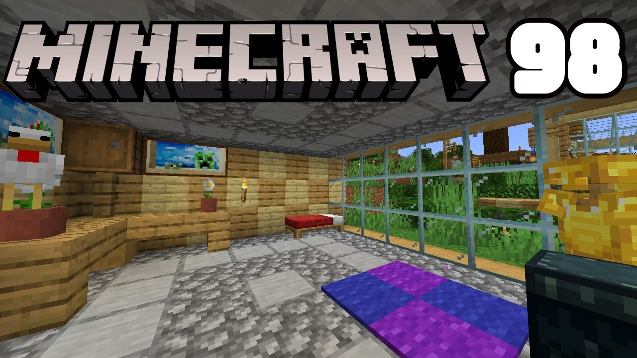 Let's Play Minecraft 98 - Home Sweet Home - YouTube