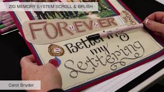 ZIG Memory System SCROLL & BRUSH【Scrapbooking】 Profile