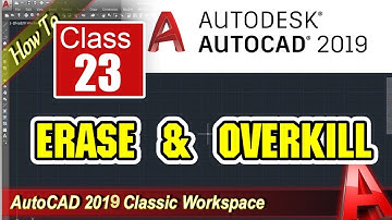 Erase and Overkill Command || AutoCad 2019 Full Course in Urdu/Hindi Part 23