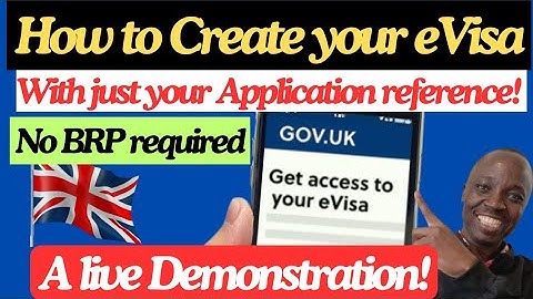 UPDATED: How to Create and link Your eVisa using UKVI Application reference| Full guide 2025