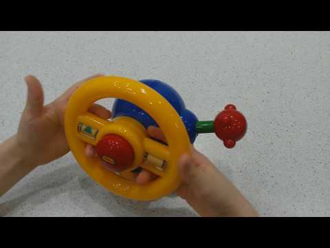 детский руль 🚘 игрушка Tolo на присоске 🚦 обзор супер игрушка для малыша