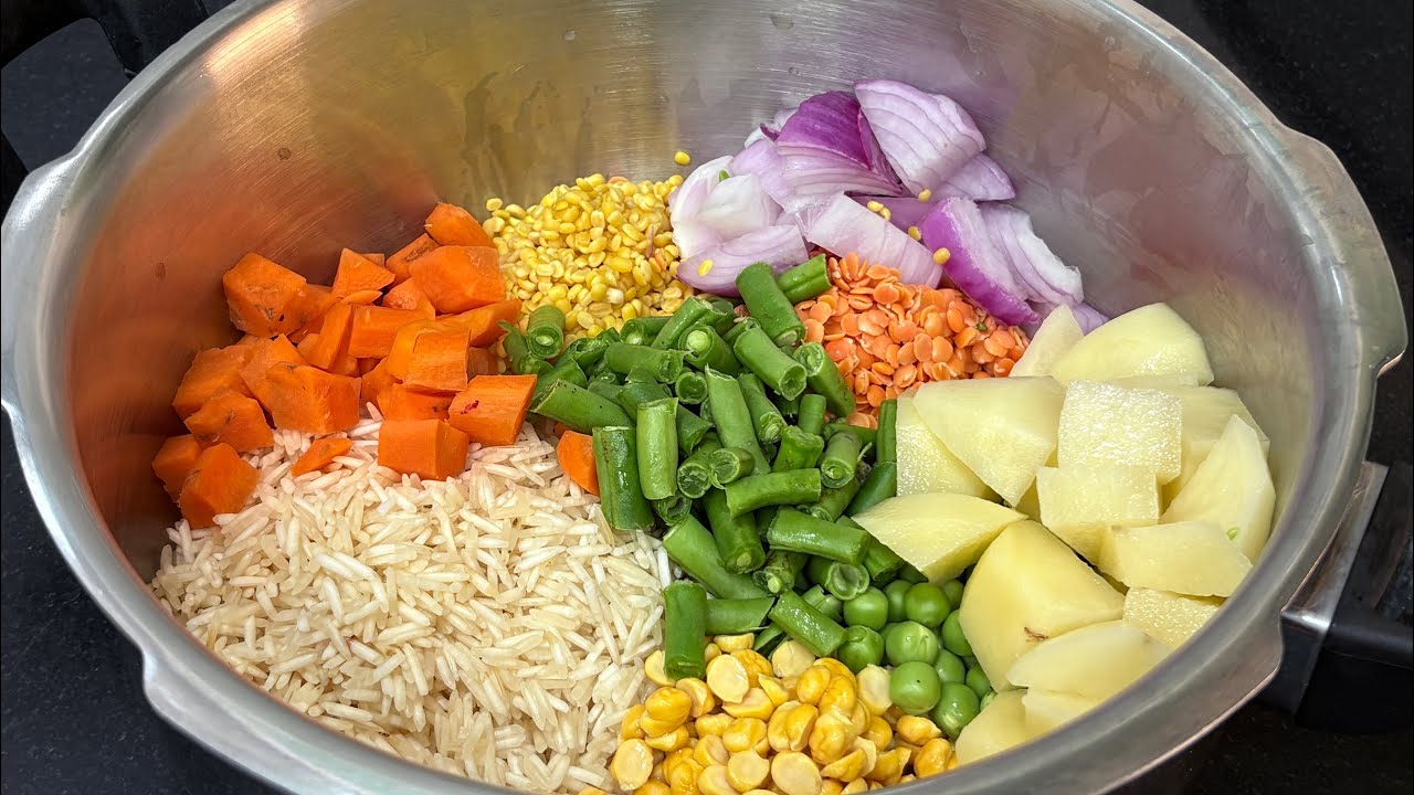 అన్ని ఒకేసారి కుక్కర్ లో వేసుకుని మూత పెట్టుకుంటే రెడీ అండి మంచి లంచ్ రెసిపీ | Lunch Recipe