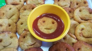 بطاطس_مضحكه  Smiley face potatoes