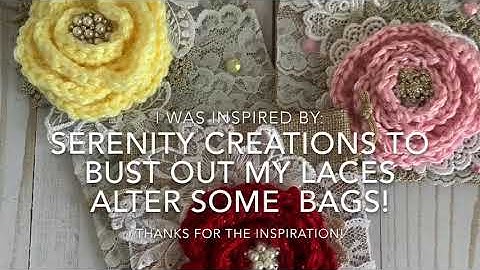 Altered canvas bags!