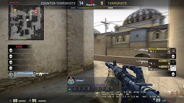 CSGO- Insane 1vs4 Clutch w/ Enemy Comms