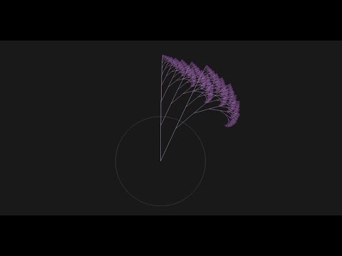 Fractal trees and fractal clocks