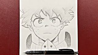 Anime drawing | how to draw Izuku Midoriya
Easy steps
