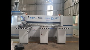 Máy Cưa PANEL SAW CNC 2800MM bàn giao tại Bình Dương |  máy cắt ván panel