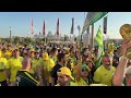 Brazil Fans sing &#39;O Campeão Chegou&#39; in Doha 2022 FIFA World Cup