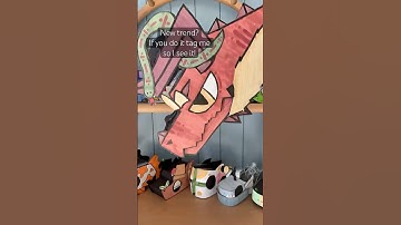 New trend?? #dragon #puppet #dragonpuppet #puppeteer #dragonpuppeteer #clippydragons #art