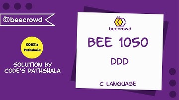 beecrowd Problem 1050 - "DDD" solution( Bangla ) | C language