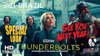 Extended D23 Brazil Trailer for MCU's 'Thunderbolts*' Big 2025 Movie