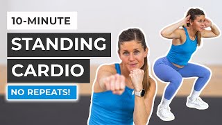 : 10-Minute Low Impact Cardio (All Standing, No Equipment)