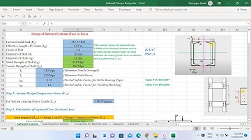 Lecture 11-Design of Battened Column (Built up Column) as per IS 800 (2007) Code