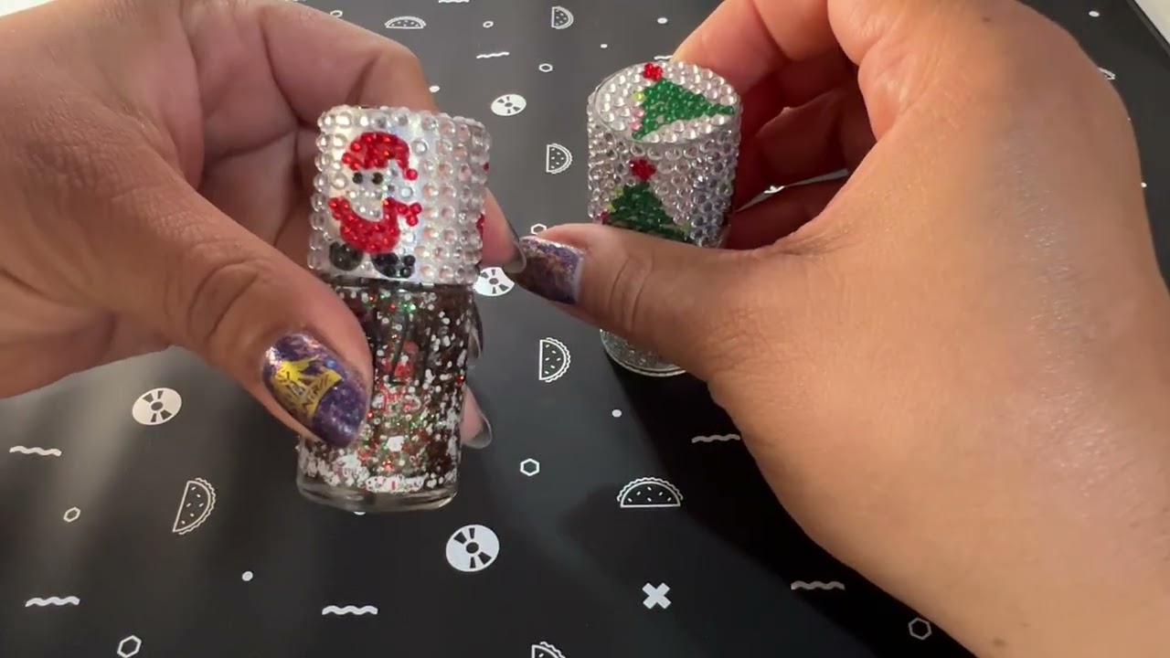 Special glitter holiday polish