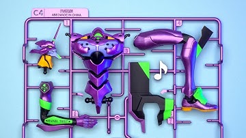 ♪Build: TV ver. Unit 01｜Neon Genesis Evangelion｜Satisfying beat building | Speed build | Model Kit