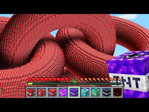 Minecraft but there's Custom TNT…