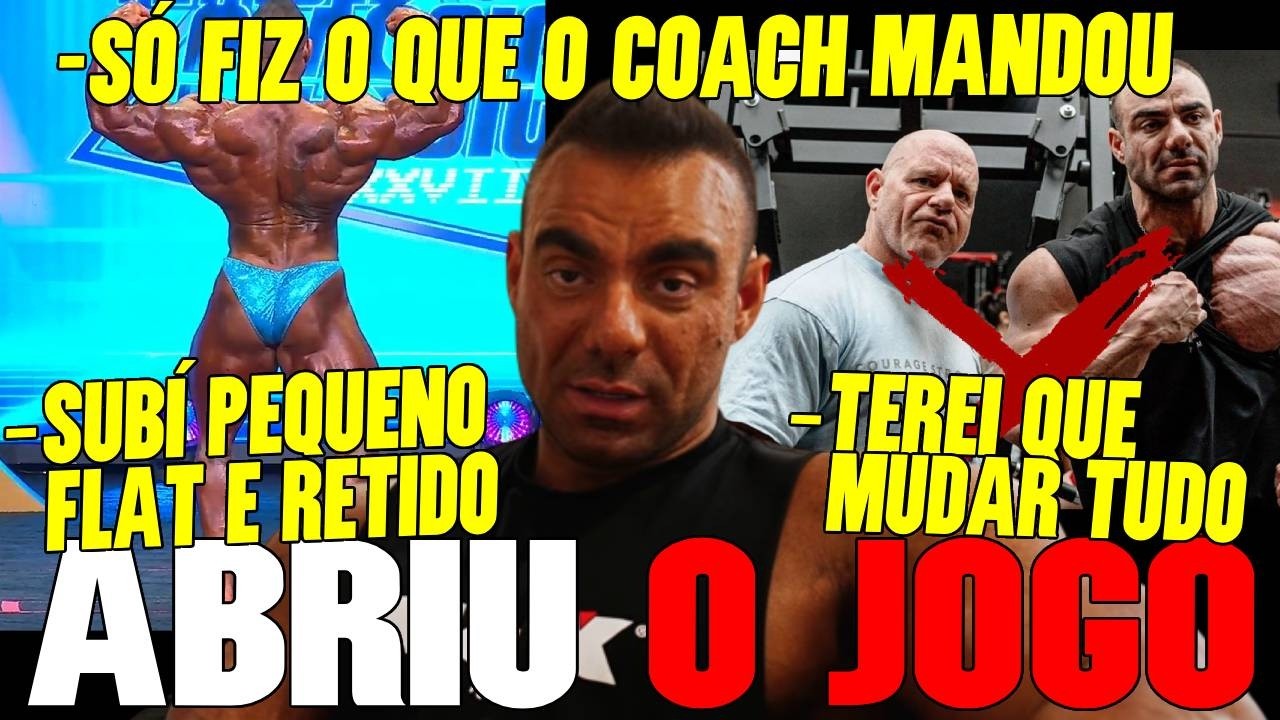 RAFAEL BRANDÃO CULPA O COACH PELO RESULTADO DECEPCIONANTE