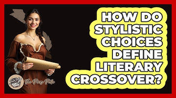 How do stylistic choices define literary crossover?