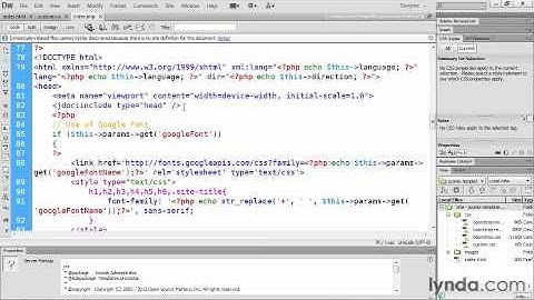3  Converting the HTML Composition to a Joomla! Template Understanding the index php file