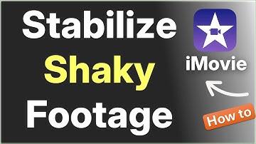 How to stabilize Shaky Footage in iMovie on Mac