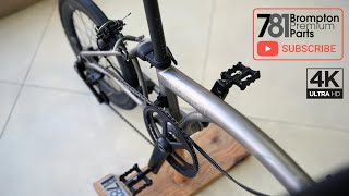 781 T line Brompton Project: Upgrading with H&H Precision Parts! - H&H Pedals, EZ Stand, Clamps