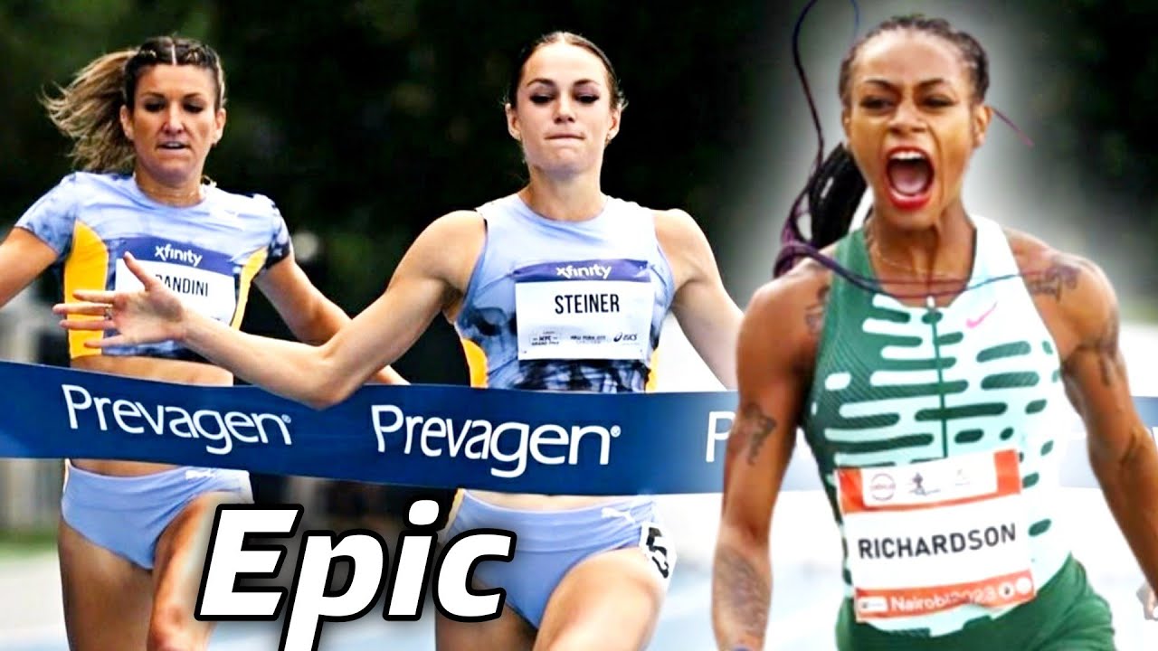 Wow! Sha'Carri Richardson Battles Abby Steiner Women 200m USA
