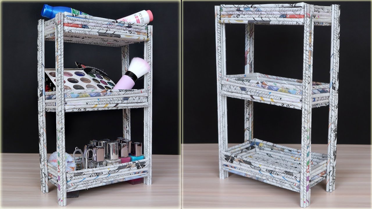 Newspaper ! Multi Storage box, Best out of waste