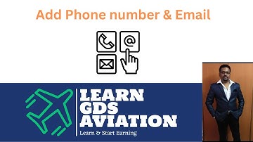 How to add phone number and email in Amadeus gds with ctce  ctcm command |  contact details amadeus