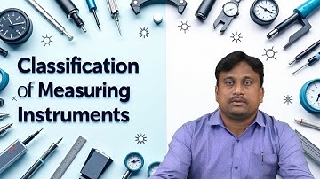 Classificatie van meetinstrumenten door Dr. Sk Abdul Pasha