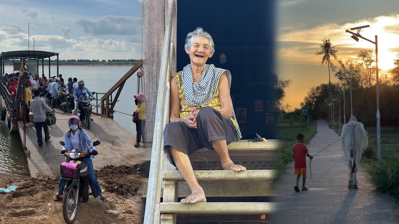 Araba Yolu Olmayan Köye Ulaştım Kamboçya'nın İlginç Köyünde Yaşam / 435