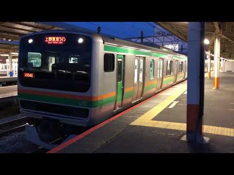 E231系1000番台・E233系3000番台コツS-31編成+ヤマU618編成大船発車