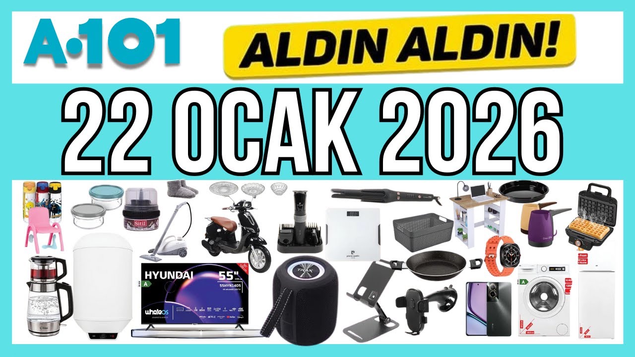 BUGÜN BAŞLADI ALMADAN ÖNCE MUTLAKA İZLE | EV EŞYASI, ELEKTRONİK | A101 22 OCAK 2026 PERŞEMBE AKTÜELİ