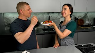 картинка: САЛАТ , который побил ВСЕ рекорды по скорости поедания! Простой и ВКУСНЫЙ салат 