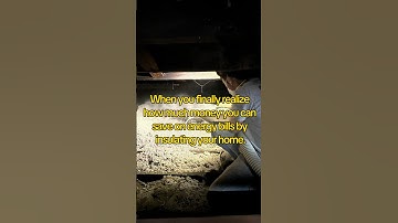 When you finally realize how much you can save on energy bills by insulating your home