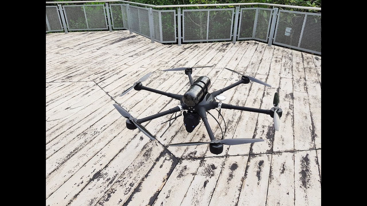 Spectronik Powered Hydrogen Fuel Cell UAV Flight 21 March 2018 YouTube