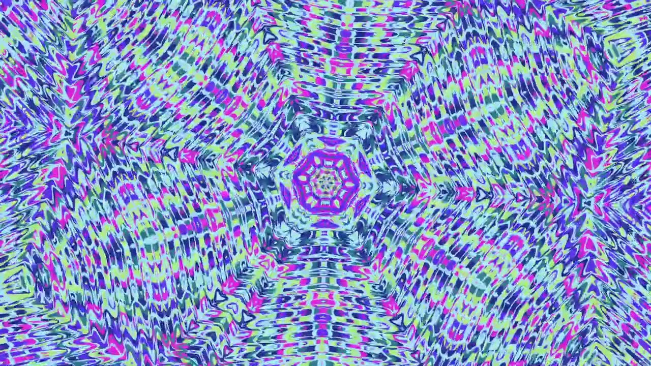 Trippy Mesmerizing Colorful Mandalas, Chill Groovy Ambient Music, Study Meditation Yoga Sleep