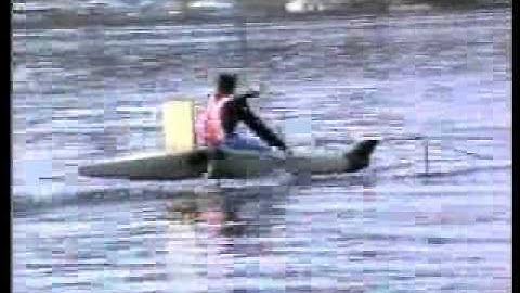 High speed flying carbon Hydrofoil Kayak K8 industridesign