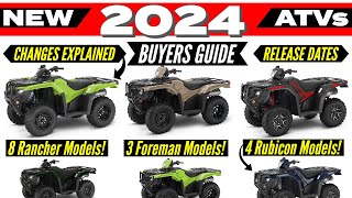 New 2024 ATV Models Released: Rancher, Foreman + Rubicon!