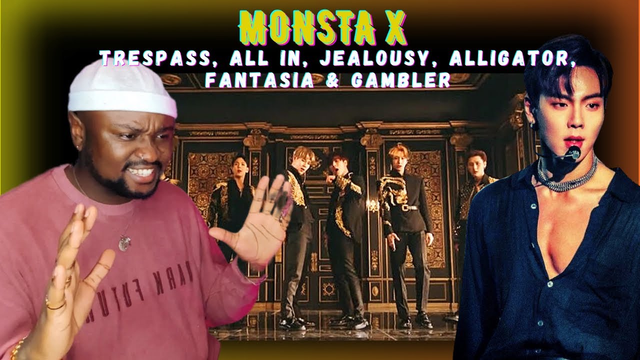 DISCOVERING MONSTA X - Trespass, All In, Jealousy, Alligator, Fantasia & Gambler Reactions!