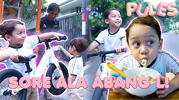 PULES : DITINGGAL SHOOTING DA SAMA PAPA BUNDA & BUNDA LESTI, ABANG L MAIN SEPEDA & BELI BAKSO!!!